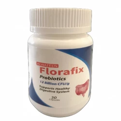Florafix 30 Capsules Probiotic Supplement for Enhanced Digestive Health Support with 10 Strains and Prebiotics, Promotes Gut Balance, Supports Immune Function