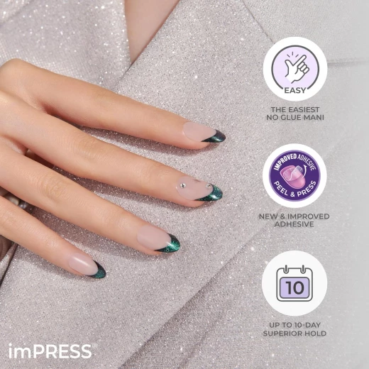أظافر KISS Impress بريميوم لاصقة بتصميم سويت لايف لمانيكير سريع بجودة الصالونات - كيس - Image 3