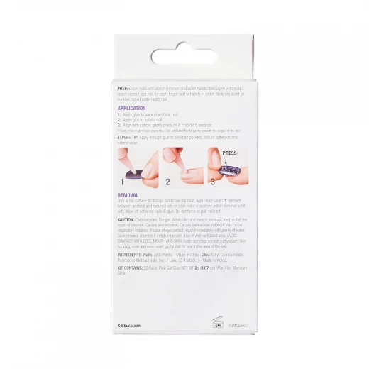 KISS Jelly Fantasy Nails Trendy Jelly Gloss Finish Press On Nails for Salon Style Manicure in Minutes - Kiss - Image 5