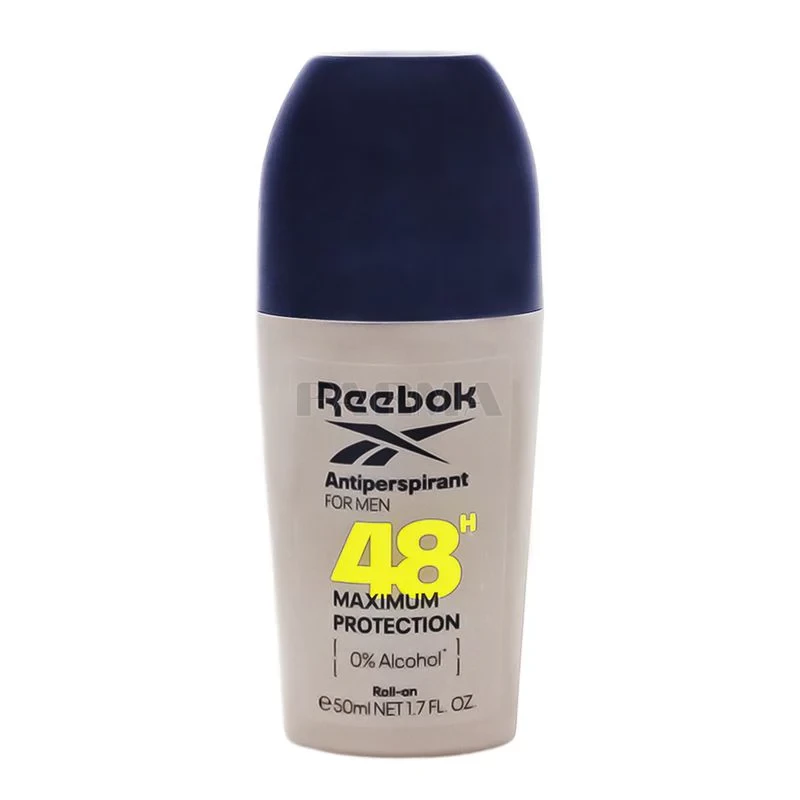 مزيل عرق ريبوك رول أون للرجال 50 مل حماية قصوى انتعاش يدوم طويلاً - Reebok