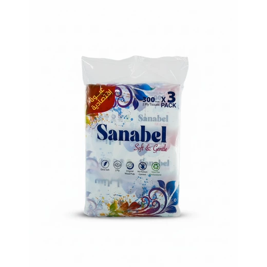 Al sanabel facial tissue 300×3 Al sanabel facial tissue 300×3