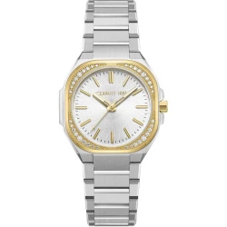 Cerruti 1881 Women's Leadri Watch Stainless Steel Multi Color Dial Rose Gold 32mm