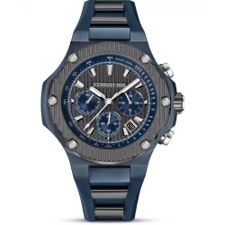 Cerruti 1881 Lucardo Men's Watch CIWGO0050601 Blue Stainless Steel 44mm Water Resistant 100m Quartz Movement