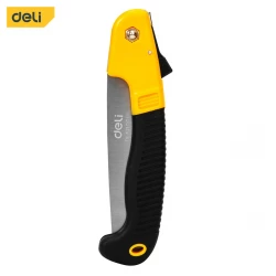 Deli Folding Saw 7 Inch SK5 Steel Blade, 7 TPI, Dual Color Handle