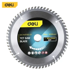 Deli Professional Circular Saw Blade 185mm with 60 Teeth for Precision Wood Cutting Designed for DIY Enthusiasts and Professional Carpenters Excellent Performance and Durability