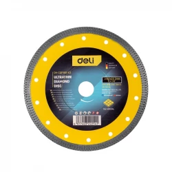 Deli 180mm Ultra Thin Diamond Cutting Disc for Tile, Stone, Concrete, 7 Inch