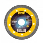 Deli 115mm Mesh Rim Ultrathin Diamond Cutting Disc, 4.5 Inch Blade, 1.4mm Thickness - Deli