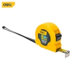 DELI Tape Measure 5M x 19mm EDL280519Y, ABS Casing, Rubber Grip - Deli