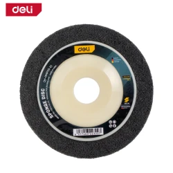 Deli Tools 75mm Cup Brush Brass Wire for Metal Grinding and Cleaning, Heavy Duty Design, Ideal for Rust Removal and Surface Preparation on Various Metals and Materials