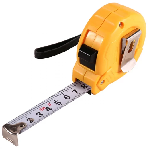Deli Tools Professional Tape Measure 3m x 16mm, Durable Steel Blade with Clear Markings, Impact Resistant ABS Shell, Ergonomic Design for Accurate Measurements - Deli - Image 5