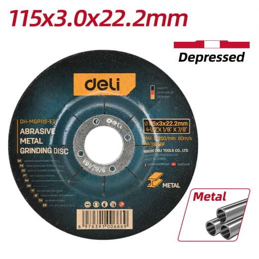 Deli Abrasive Metal Cutting Disc 355mm, Double Fiber Mesh, for Metal Cutting - Deli - Image 2