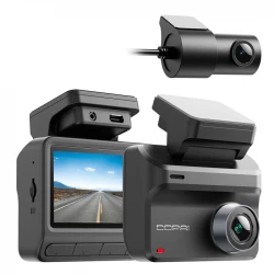 كاميرا DDPAI Z50 Pro بدقة 4K مع تسجيل ثنائي القناة بدقة 2160P و 1080P، رؤية ليلية NightVIS 2.0، واي فاي 6، نظام تحديد المواقع العالمي GPS، أنظمة مساعدة السائق ADAS، وتحكم صوتي ذكي