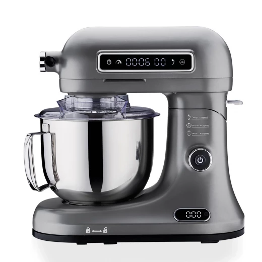 Korkmaz Mix Master Stand Mixer Grey 1600W with 5L Stainless Steel Bowl and Digital Scale Korkmaz Mix Master Stand Mixer Grey 1600W with 5L Stainless Steel Bowl and Digital Scale
