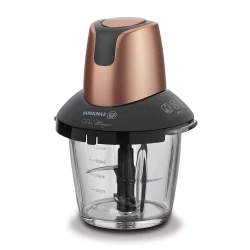 Korkmaz Pro Magic Food Processor Rosagold 1250ml Capacity 900 Watts with Stainless Steel Blades