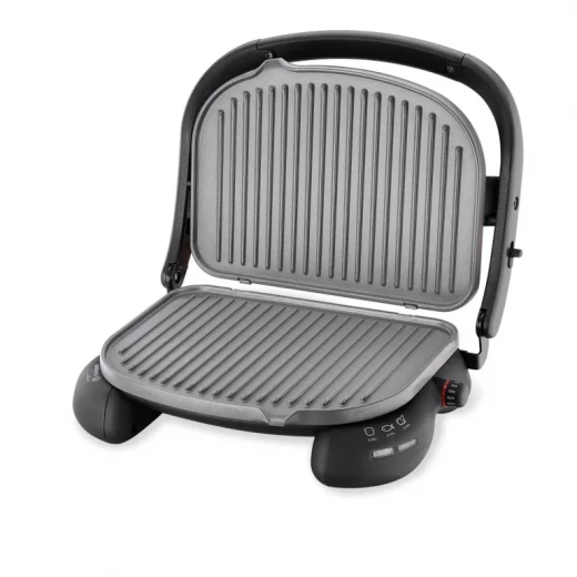 Korkmaz Castron Toaster Black Ceramic Coated Cast Iron Grill 1800W Multi-Purpose Cooking and Frying - Korkmaz - Image 3