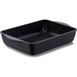 Korkmaz Ornella Granite Baking Tray 30x23 cm Non-Stick Surface for Baking and Roasting