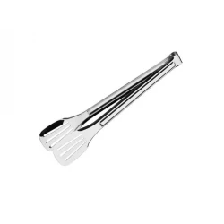 Korkmaz Twisty 25 Cm Stainless Steel Grill Tongs for Kitchen and BBQ