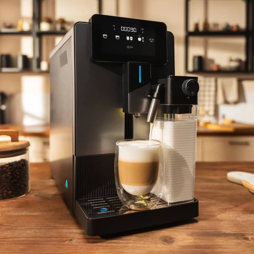 ماكينة قهوة أوتوماتيكية Cecotec Cremmaet Latte Art 19 بار مع مطحنة حبوب مدمجة وخزان حليب وتحضير 6 مشروبات + هدية قسيمة شراء وحبوب إسبريسو مجانية - سيكوتك - Image 2