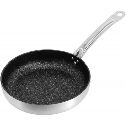 Korkmaz Nora Granite Fry Pan Non Stick Frying Pan Black Aluminium 28 cm X 4.6 cm