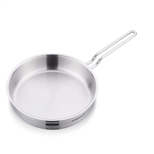 مقلاة كوركماز أسترا 2 مقاس 20x5 سم من الستانلس ستيل متوافقة مع الحث توفير الطاقة - كوركماز - Image 3