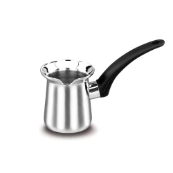 Korkmaz Orbit Coffee Pot 4 Cups Stainless Steel Ergonomic Bakelite Handles
