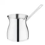Korkmaz Terra 1 Liter Coffee and Milk Pot 18/10 Stainless Steel Ergonomic Design Induction Compatible - Korkmaz
