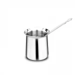 Korkmaz Classic Stainless Steel Milk Pot 1.0L Silver Dishwasher Safe Induction Cooker Compatible - Korkmaz