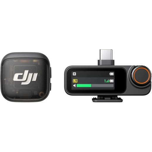 نظام ميكروفون لاسلكي DJI Mic 3، جهاز إرسال واحد، مستقبل واحد، خفيف الوزن، تخزين مدمج، نقل صوتي بدون فقدان نظام ميكروفون لاسلكي DJI Mic 3، جهاز إرسال واحد، مستقبل واحد، خفيف الوزن، تخزين مدمج، نقل صوتي بدون فقدان