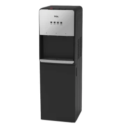 TCL Water Cooler Bottom Loading Black Silver TY-LWYR107T with Hot Water Safety Lock and High Efficiency Cooling System