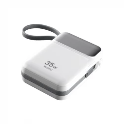 Wiwu Galaxy Series Power Bank Wi-P036 20000mAh White Portable Charger for Mobile Devices