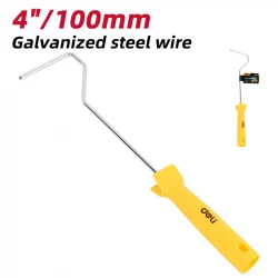 Deli Cage System Paint Roller Handle 230mm for Walls and Ceilings, Ergonomic Grip, Durable Construction for Professional Painting Projects, Ideal for Smooth Finishes