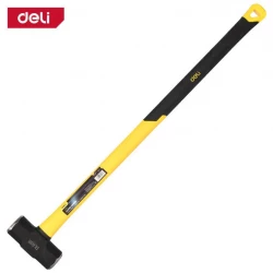 Deli Tools Sledge Hammer Black Carbon Steel Head for Construction and Demolition EDL6911