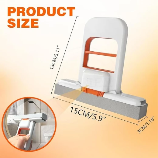 Generic Mini Foldable Desktop Mop with Self-Squeeze Mechanism for Wet and Dry Cleaning in Kitchens Bathrooms and Cars - Kitchen house - Image 8