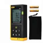 Deli EDL4168 Laser Distance Meter 60m Digital Range Finder with Backlit LCD Screen, Accurate Measurement Tool for Construction and DIY Projects, 2 AAA Batteries Included - Deli