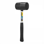 Deli Tools Rubber Hammer EDL5616 0.5kg Black for Tile Laying and Assembly Work - Deli