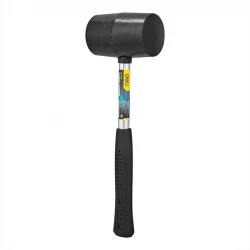 Deli Tools Rubber Hammer EDL5616 0.5kg Black for Tile Laying and Assembly Work