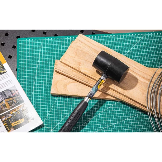 Deli Tools Rubber Hammer EDL5616 0.5kg Black for Tile Laying and Assembly Work - Deli - Image 4