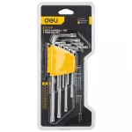 Deli Torx Hex Key Set Cr V Steel T10 T15 T20 T25 T27 T30 T40 T45 T50 - Deli