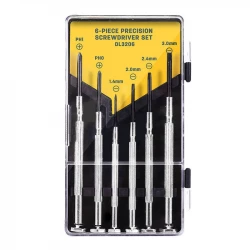 Deli Precision Screwdriver Set 6 Piece Kit for Electronics Repair and Maintenance