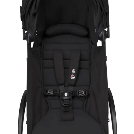 مجموعة مقاعد عربة الأطفال Stokke YOYO³ 6+ - أسود، خفيفة الوزن، متوافقة مع هيكل YOYO، سهلة الطي، تصميم مريح وأنيق للأطفال الصغار - ستوكي - Image 2