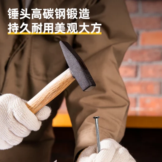 Deli Machinist Hammer 200g Carbon Steel Head Beech Wood Handle for Carpentry - Deli - Image 5