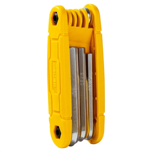 Deli 8pcs Foldable Flat End Hex Key Set Cr V Steel, 1.5mm 8mm - Deli - Image 5