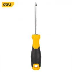 Deli Interchangeable Screwdriver 6/PH2x100mm Chrome Vanadium Steel, Anti Slip Grip