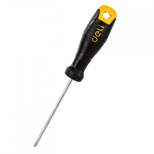 Deli Phillips Comfort Handle Screwdriver PH0x75mm for Electronics and Small Fasteners - Deli - Image 4