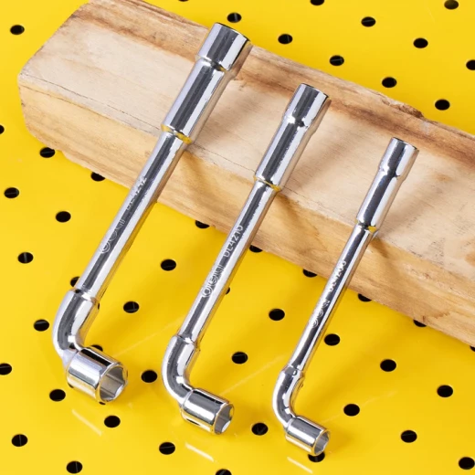 Deli L Angled Socket Wrench 10mm CRV Steel for Mechanics and DIY Projects - Deli - Image 3