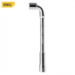 Deli L Angled Socket Wrench 8mm CRV Steel Hand Tool Chrome Vanadium Steel Durable Construction for Tight Spaces Professional Grade 100-180 Character Length - Deli