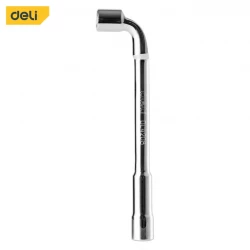 Deli L Angled Socket Wrench 8mm CRV Steel Hand Tool Chrome Vanadium Steel Durable Construction for Tight Spaces Professional Grade 100-180 Character Length