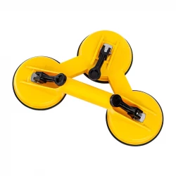 Deli EDL XP23 Glass and Tile Suction Cup Lifter 100kg Capacity Heavy Duty Vacuum Grip for Lifting Smooth Surfaces 100mm Diameter