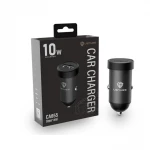 شاحن سيارة لينيس CA855+V8 بتقنية الشحن السريع بقدرة 10 واط مع كابل Micro USB قابل للفصل للهواتف الذكية - لينيس