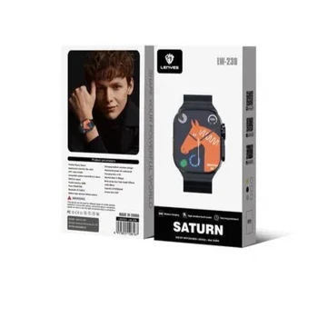 Lenyes LW-238 Smart Watch Modern Square Design Stainless Steel Band Black OLED Touchscreen 2.03 Inch Display Android Wear 2.9 - Lenyes - Image 3